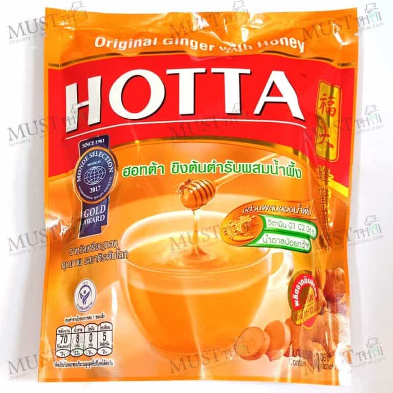 Original Instant Ginger Tea with Honey - Hotta (10 sachets) » MustThai ...
