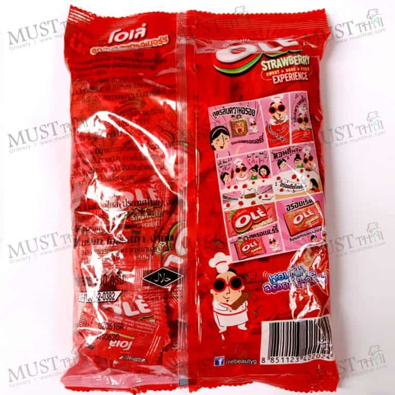 Strawberry Flavor Candy - Ole (Pack of 100 Tablets) » MustThai, Grocery ...