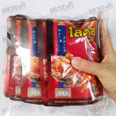 Biscuit Stick Fried Chicken Hot Spicy Flavour - Dorkbua 15g (pack of 12 ...