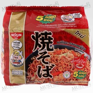 Instant Noodle Yakisoba Japanese Sauce Flavour - Nissin 60g (Pack of 5 ...