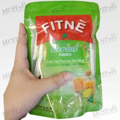 Herbal Infusion Green Tea Flavored - Fitné (pack of 15 sachets ...