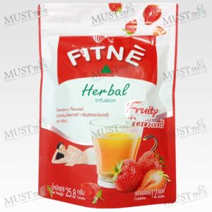 Herbal Infusion Strawberry Flavored - Fitné (pack of 12) » MustThai ...