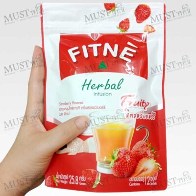 Herbal Infusion Strawberry Flavored - Fitné (pack of 12) » MustThai ...