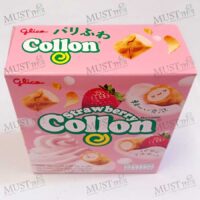 Glico Collon Biscuit Roll with Cream Chocolate Strawberry Flavor Snack x10  boxes